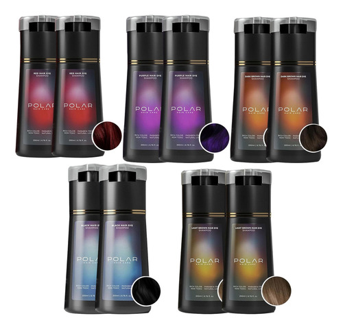 Ib Shampoo De Tintura Cabelo Polar, Cuidados Com Os Cabelos