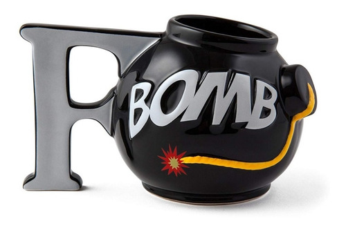 Taza Cerámica Con Diseño F-bomb De Bigmouth Inc