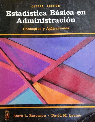 Estadística Basica En Administración 4e Berenson Levine Y K