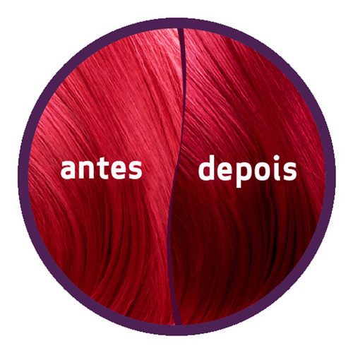 Imagem 5 de 6 de Matizador Marsala Vermelho 3d Magic Color - 500ml