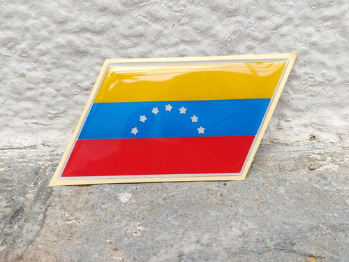 Emblema Relieve Bandera De Venezuela Reflectivo Ilumina 