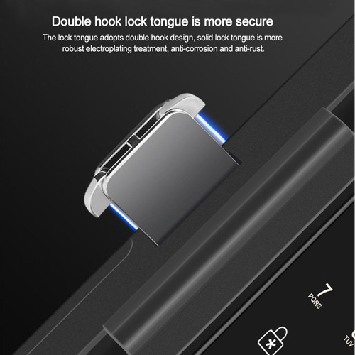 - Puerta Timbre Cerradura Huella Digital Contraseña Tarjeta