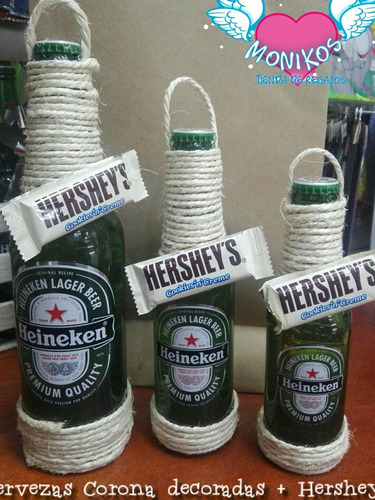 Anchetas Y Cervezas, Corona Heineken Marcadas Con El Nombre 