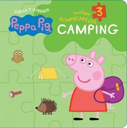 Libro Peppa Pig : Camping ( Rompecabezas ) De Juega Y Aprend