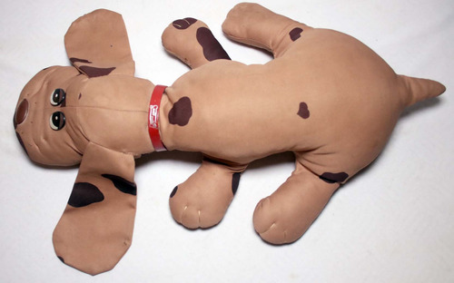 Pelucia Snif Snif Marrom Estrela Com Coleira Anos 80 50cm (Usado)