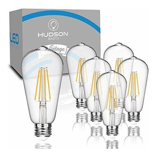 Focos Led - Vintage Led Edison Light Bulbs, 6 Watt, 4000k Da