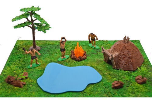 Maqueta Escolar Hombre Primitivo 1