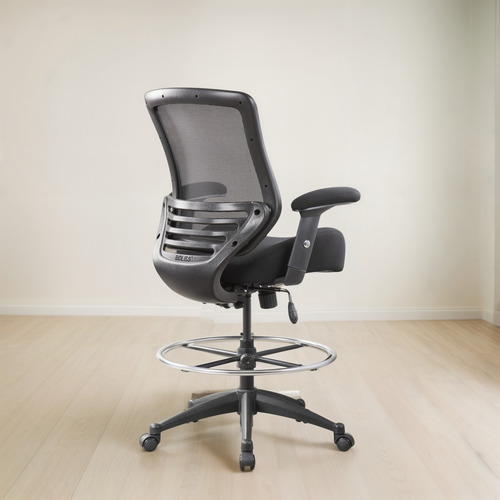 Silla Ergonómica De Malla 400 Lbs Ajustable Negra