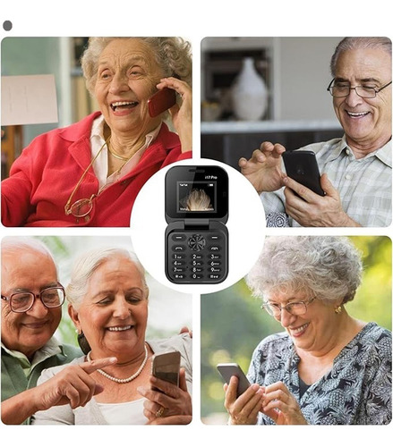 Ip17 Mini Teléfono Plegable 1.77 Pulgadas Dual Sim