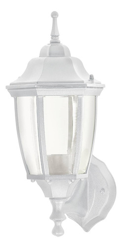 Arbotante Tipo Farol Blanco Sin Lámpara Volteck Arb-100s