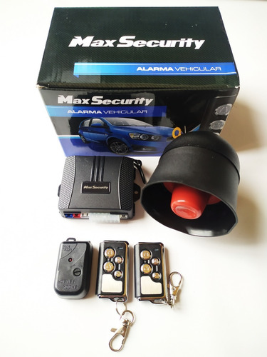 Alarma Max Security Y Bloqueo Central 4 Puertas Kit Completo