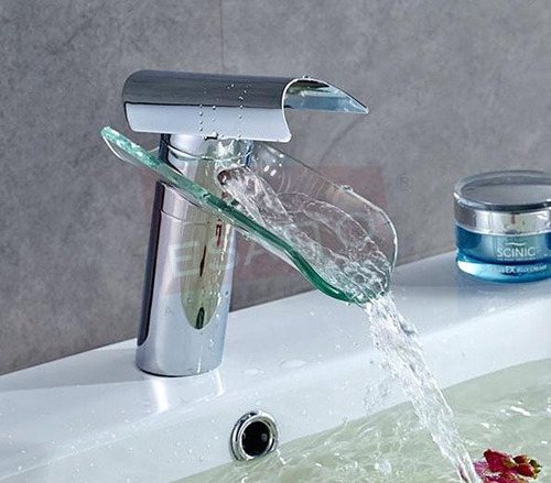 Esatto® Monomando Llave De Baño Bronce Cromo Cristal 04448