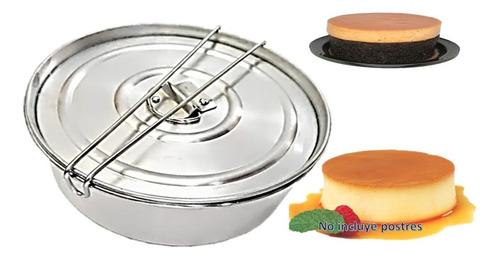 Moldes Flanera Fiambrera Flan Aluminio 1 Pza 14 Cm Postres