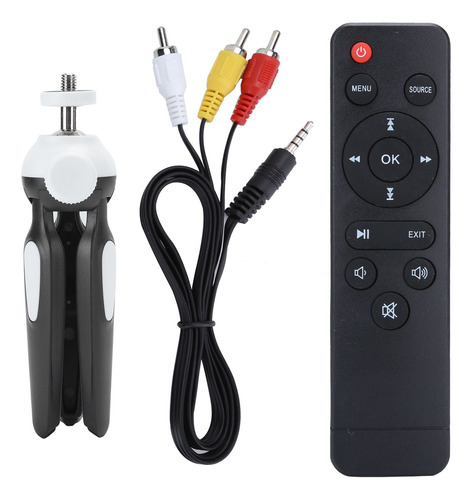 Mini Proyector Portátil Led, Reproductor Multimedia De Vídeo