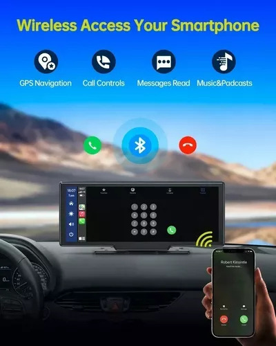 Estéreo Inalámbrico Para Coche 10 Para Apple Carplay