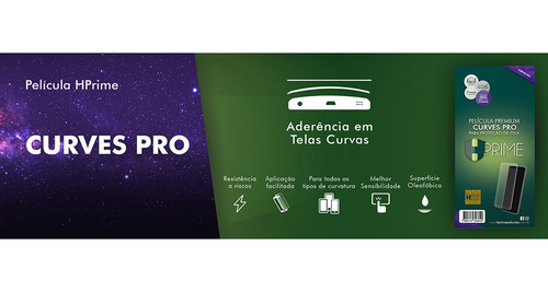 Imagem 3 de 4 de Película Moto Z3 Play - Curves Pro Premium Hprime Tela Curva