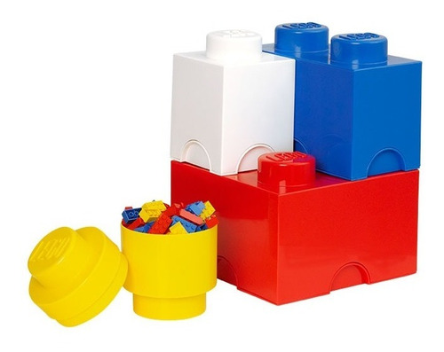 Caja Apilables Para Ordenar Lego® Set X4 4015 Original