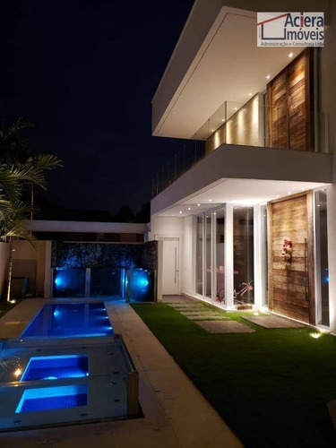 Imagem 20 de 30 de Belíssima Casa Com Projeto Sofisticado - Residencial Villa Solaia - Barueri/sp - Ca2570