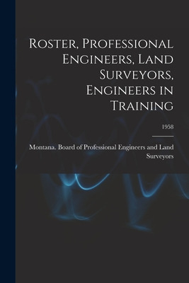 Libro Roster, Professional Engineers, Land Surveyors, Eng...