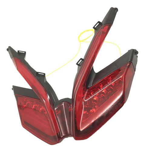 Motocicletas Led Luz Trasera Trasera Impermeable Retro Rojo