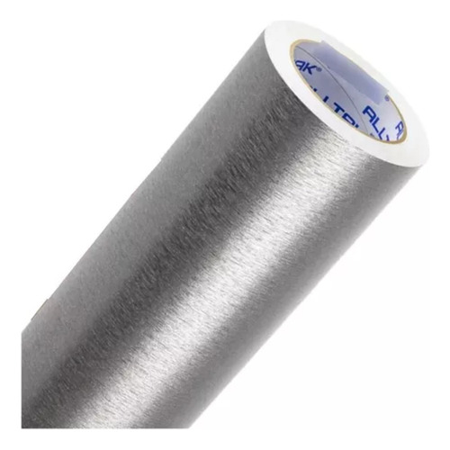 Adesivo Vinil Grafite Aço Escovado Premium Geladeira 4m X 1m