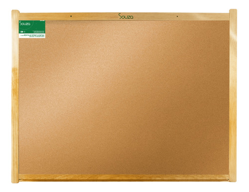 Quadro De Cortiça Standard Moldura De Madeira Luxo 80x60cm