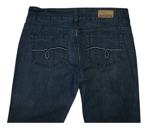 Jeans Mujer Opposite Talla 38 Corte Recto Impecable (Usado)