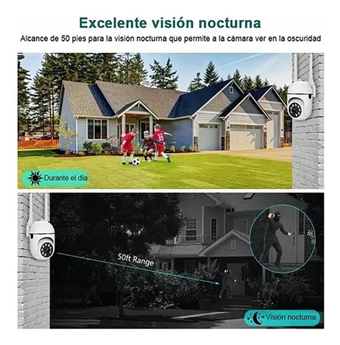 Cámara De Seguridad Inalámbrica Con Wifi 2.4-5g