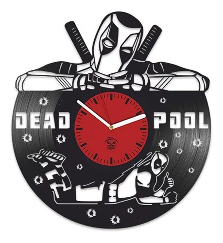 comprar Reloj De Vinilo Deadpool Wade Ryan Reynolds Pelicula Vinilo