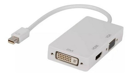 Adaptador Mini Displayport Dp A Hdmi Vga Dvi 3 En 1