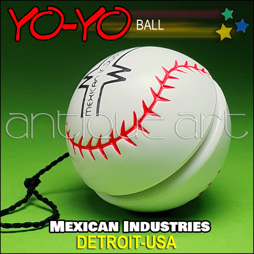 A64 Yo-yo Ball Vintage Mexican Coleccion Pelota Baseball