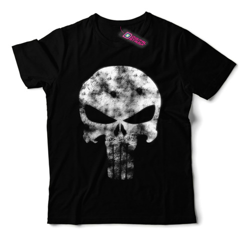 Remera The Punisher Logo P42 Dtg Premium