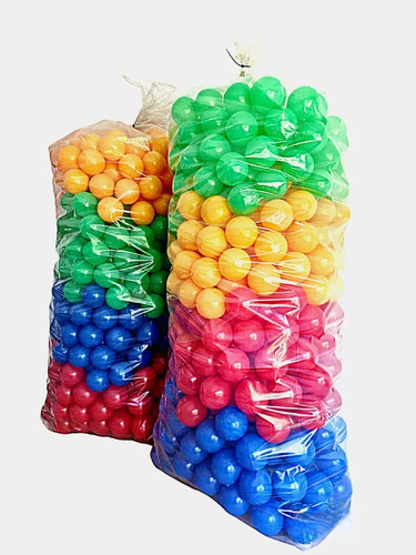 Pacote Com 200 Bolinhas Coloridas Resistentes