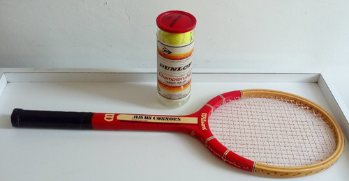 Raqueta Y Pelotas De Tenis Wilson Jimmy Connors America Star