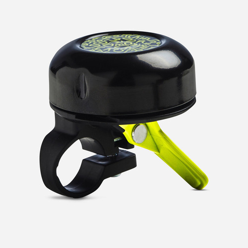 Timbre Bicicleta Infantil Easy Dring 500 Negro Amarillo Btwi Color Verde