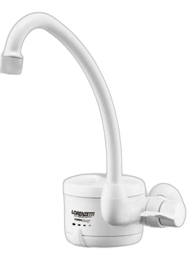 Lorenzetti Loren Easy Torneira Elétrica Parede Bica Móvel Branca 5500w 220v