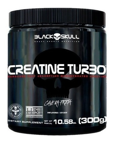 Creatina Caveira Preta (300g) - Black Skull 