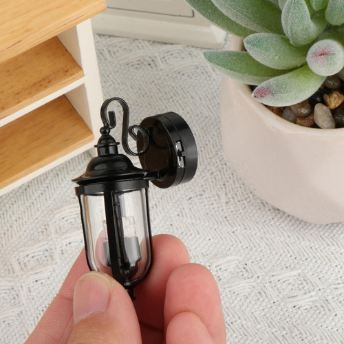 Lámpara De Pared Led En Miniatura A Escala 1/12, Mini
