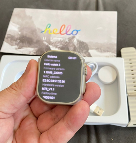 Smartwatch Valdus Hello Phantom silver Negro
