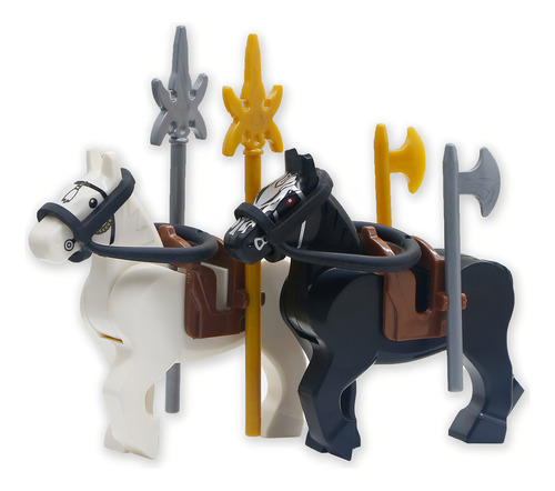 Knights People - Bloque De Construcción Medieval Para Arma