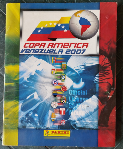 Álbum Panini Copa América 2007 Lleno