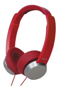 Audifonos De Diadema Con Microfono Panasonic 3.5mm Rp-hxd3we Color Rojo