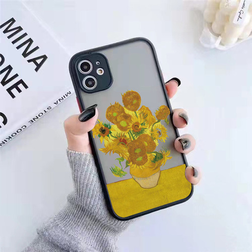 Funda Van Gogh For iPhone 7 8 Plus 14 11 12 13 Pro Max Mini