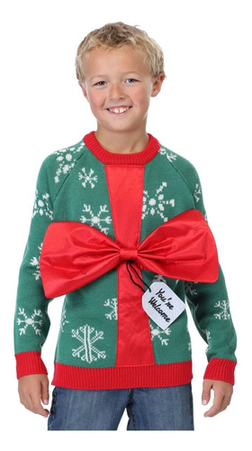 Ugly Sweater Sueter Feo De Regalo De Navidad P/ Niñas Niños