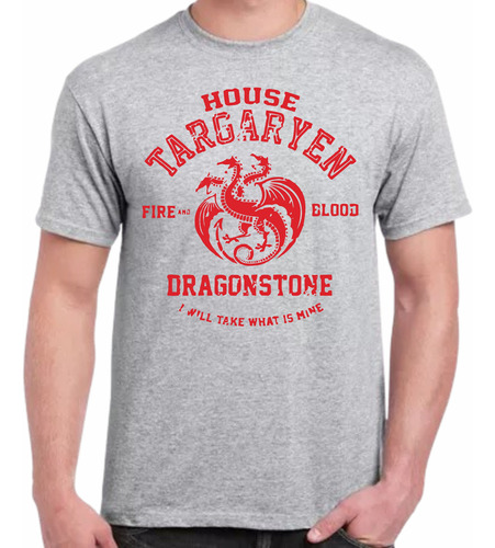 Franelas House Of The Dragon Targaryen Got 100% Algodon