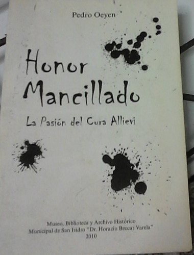 Honor Mancillado Cura Allievi San Isidro P Oeyen