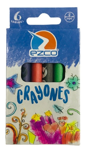 Crayones Ezco (x6) Distribuidora Lv