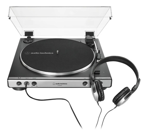 Imagen 2 de 8 de Bandeja Giradiscos Audio Technica Lp60xhp + Auriculares