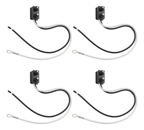 Juego De 4 Luces De Remolque De 2 Cables, 10 Pulgadas D...