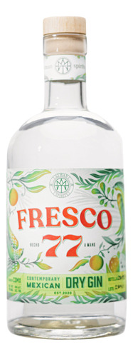Gin fresco 77 - ginebra mexicana - London Dry 750ml